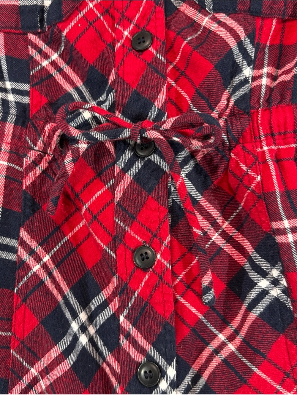 Morphine Generation Plaid Shirt Dress - Womens M - Red Grunge Rock Metal Y2K - Picture 7 of 15
